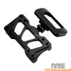 Harley Softail Digital Dash Gauge Relocation Mount & Top Clamp Cover (18-22)