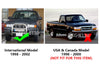 Ford Ranger 2 x Standard Tail Rear Light Lamps (1998-2002)