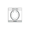 Toyota Land Cruiser BJ70 BJ73 BJ74 Full Set of 4 Rear Brake Shoes