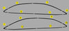 Toyota Corolla Sedan Glossy Black Steel Window Molding Cover Trim (2020-2024)