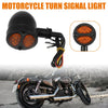 Harley Pair / 2 x Motorcycle Turn Signal Light 4 Wire LED