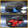 Toyota Yaris (210D-PU) Black Blue Waterproof Car Cover (2006-2020)