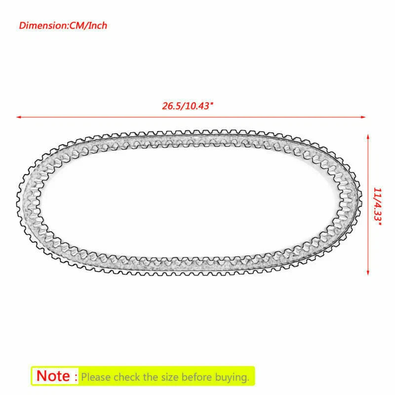 Yamaha Jog CE50, Vino 50, Classic XC50 Timing Belt (2006-2015)