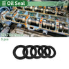 Make Oil Seal Rotary Shaft Seal NBR Rubber 52x75x12mm High Pressure Black
