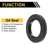 Oil Seal Rotary Shaft Seal NBR Rubber 40x65x8mm Black 5 Pcs