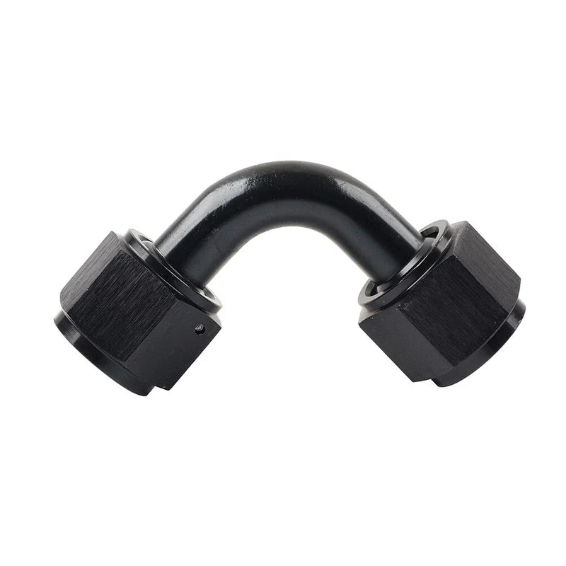 8AN Female Connector 90 Degree Swivel Coupler Union Fitting Adapter