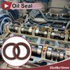 Make Model Oil Seal 35x48x10mm FKM Rubber Brown 2 x Rotary Shaft Seal