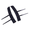 Universal Car Models 2 x Black Front Side Fender Radiator Grille Covers