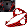 Honda Accord 2 x Carbon Fiber Steering Wheel Trim Button Covers (2013-2017)