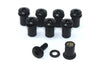 Aprilia RSV 1000 RS 50 250 RS250 8x Black Aluminium Wind Shield Bolts