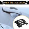 Toyota 4Runner (2010-2019) Black 4pcs Exterior Door Handle Covers