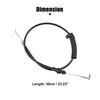 Honda Accord 2003-2007 Black 2 x Front Door Handle Release Cables