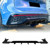 VW Tiguan MK3 Gloss Black Rear Bumper Diffuser Lip (2024-2025)