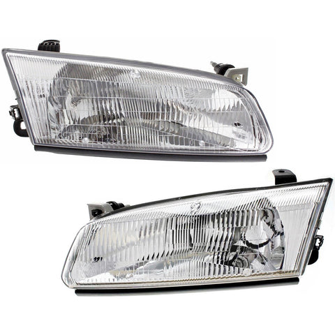 Halogen Headlight Set For 1997-1999 Toyota Camry Left and
