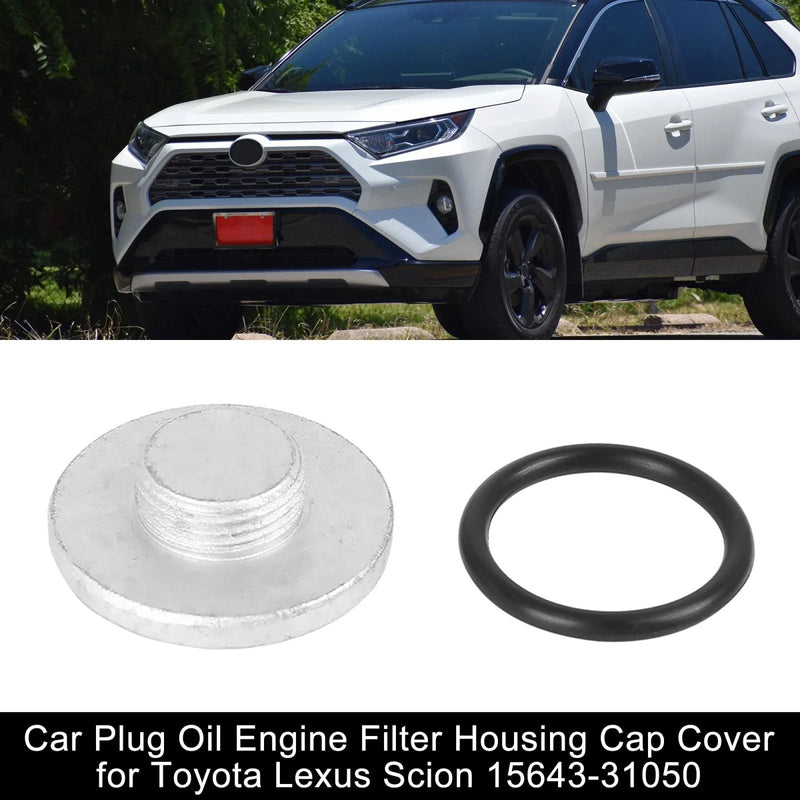 Toyota Lexus Scion Car Plug Oil Engine Filter Housing Cap Cover