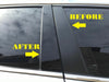 Toyota Highlander Pillar Post Covers 8PCS Door Trim (2020–2022)