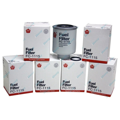 Toyota Hilux 2L 3L 1985-1997 Diesel Fuel Filter 6 Pack - FC1115