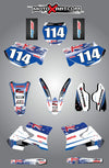 Yamaha YZ 250 (2006-2007) Stickers Custom Graphic Kit - AUSSIE PRIDE