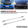 Dodge Charger Adjustable Front Bumper Lip Splitter Strut Rod Tie Support Bar (2015-2023)