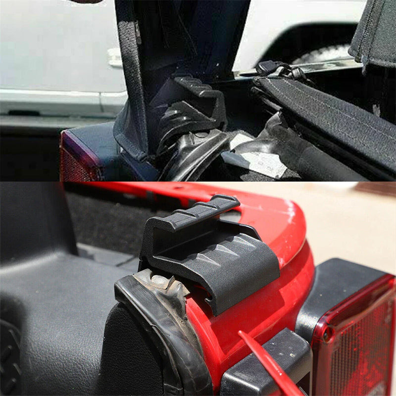 Wrangler JK Soft Top Rear Window Tailgate Bar Retainer Bracket (07-21)