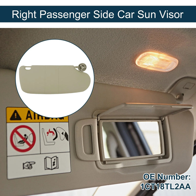 Dodge Ram 1500 Right Passenger Side Sun Visor Assembly (2002 - 2005)