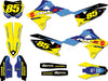 Suzuki RMZ 250 Throttle Style Graphics Decals (2019-2023)