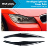 BMW E90 E91 328i 335i Carbon Fiber Headlight Eyelid Covers (2007-2013)