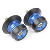 Yamaha YZF R1 R3 R6 MT-09 MT-10 6mm Blue Swing Arm Spool Slider