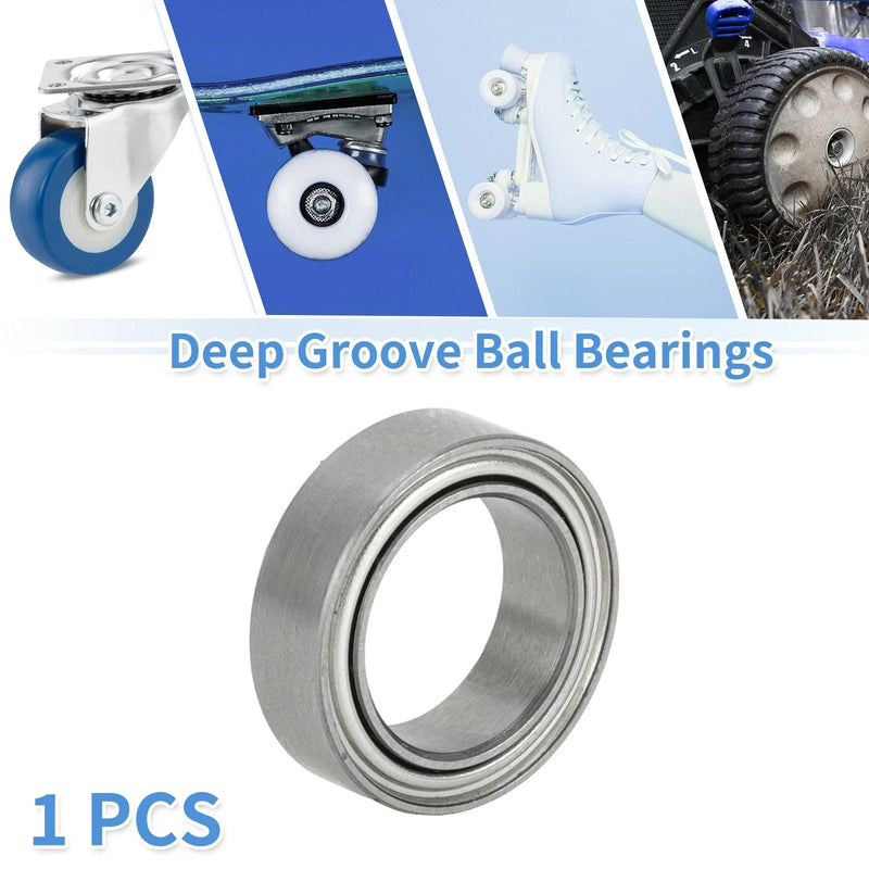 Scooter Skateboard Wheel 1280ZZ Deep Groove Ball Bearings 8x12x3.5mm