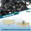 Ford Edge 2 x Beige Sun Visor Cap Clips (2015-2023)