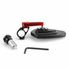 F2 Motorcycle 7/8" Red Aluminum Handlebar End Mirrors