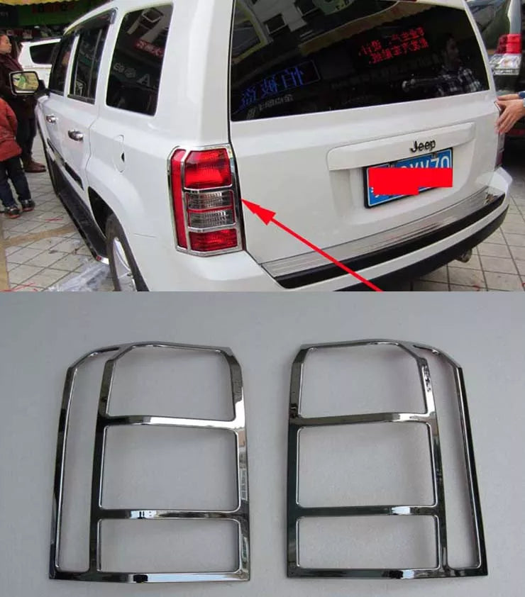 Jeep Patriot Rear Tail Light Lamp Cover Trim (2012-2015)