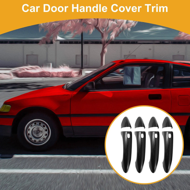 Chevrolet Cruze Carbon Fiber Black Door Handle Cover Trim -
