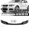 BMW E82 E88 135i Carbon Look Front Bumper Lip Splitter (2007-2010)