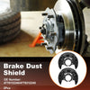 Toyota Matrix 2 x Wheel Brake Dust Shield (2003–2008)