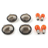 Harley Softail Sportster 883 1200 4 x Amber Turn Signal Lens