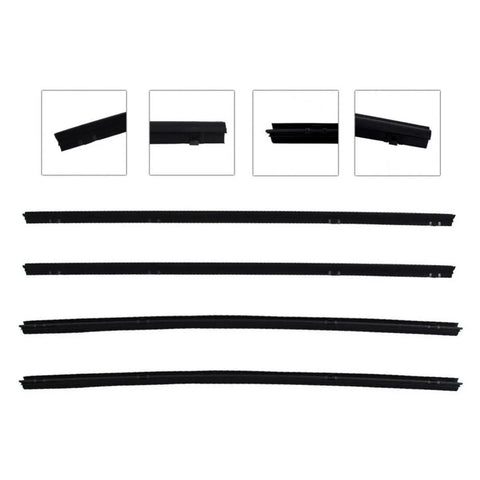 Set 4x Weatherstrip Door Belt Outer Inner Fit Toyota Hilux RN30 LN40 UTE 1978-83