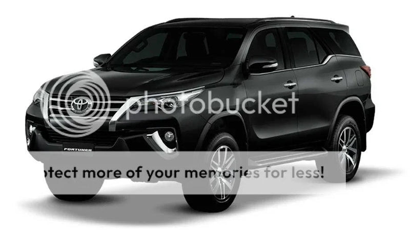 Toyota Fortuner Fog Light Lamp Covers (2015-2017)