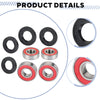 Polaris Predator 500 2 x Front Wheel Bearings W/Seals Kit (2003–2007)