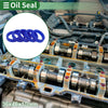 Oil Seal Rotary Shaft Seal TPU 36x46x10mm High Pressure Blue 5 Pcs