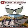 Motorcycle Riding Goggles Dark Green Lens Black Frame Tri-acetel Cellulose PC