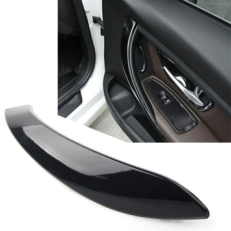 BMW 3 4 Series 3GT Glossy Black Inner Door Handle Panel Cover (2013-2020)