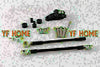 Honda CBR 600RR Black Motorcycle Rearsets Foot Pegs (2007-2014)