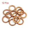 GY6 125cc 12Pcs / 30mm OD / Metal Exhaust Pipe Muffler Gasket