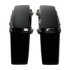 Harley Fatboy Saddlebags Saddle Bag with Black Softail Brackets
