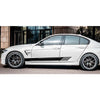 Car 79-79 Gloss Black Racing Side Body Stripe Graphics Vinyl Covers