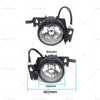 Honda Civic EK EM 2 / 3 / 4 Dr JDM Yellow Fog Lights (1999-2000)