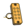 Truck Trailer RV Camper 4 x Red & Amber LED Side Marker Indicator Lights