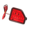 Jeep Wrangler LED Red Rear Bumper Reflector Lights (2018-2021)