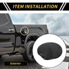 Toyota Tundra Carbon Fiber Fuel Tank Oil Gas Cap Cover Trim (2022-2024)